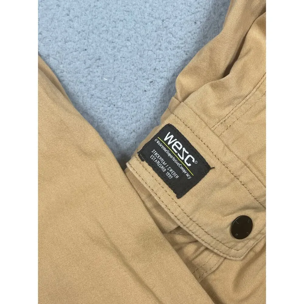 Wesc Slim Utility Jogger Chino Camel Unisex Size Mens M Womens L NWT